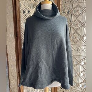 Free People Free-est Cozy Gray Hi Lo Women's Cowl Neck Pullover